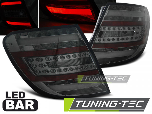 Zadní světla LED Lightbar Mercedes-Benz W204 kombi 07-11 kouřová