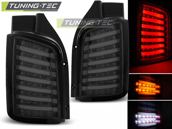Zadní světla LED LightBar VW T5 03- kouřová (pro křídlové dveře)