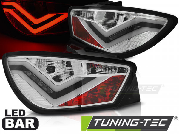 Zadní světla LED SEAT Ibiza 6J 3dv. 08-12 chrom