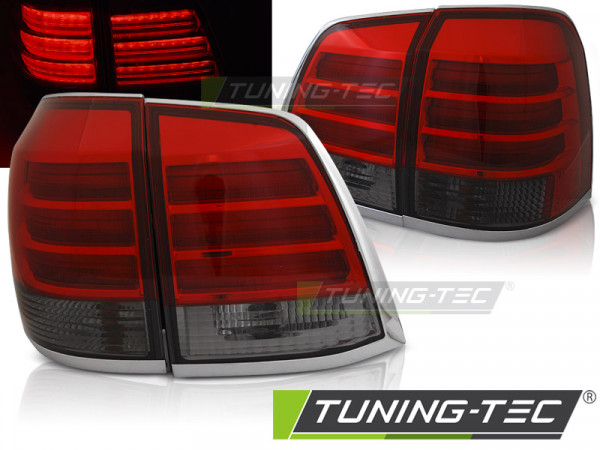 Zadní světla LED Toyota Land Cruiser FJ200 07-15 červená/kouřová